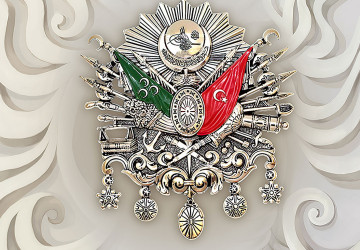 Üç Boyutlu Beyaz Zeminde Osmanlı…